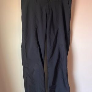 Patagonia women’s hiking pants nylon size 8 black adjustable length